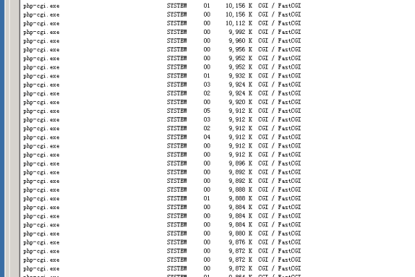 解决php-cgi.exe占用系统资源造成网站打开慢的办法