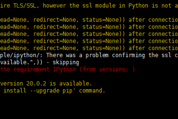 安装pyenv报错ERROR: The Python ssl extension was not compiled. Missing the OpenSSL lib?如何解决？