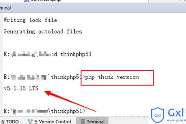 如何查看thinkphp5版本