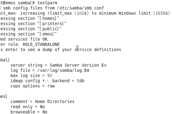 centos 6.5 挂载samba 服务共享的目录