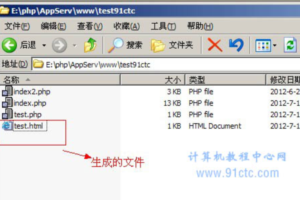 php如何生成静态文件