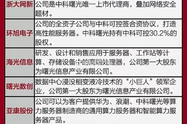 中国服务器制造行业的领军企业有哪些？