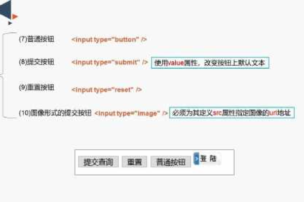 input标签的type属性有哪些