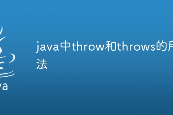 java中throw和throws的区别  第1张