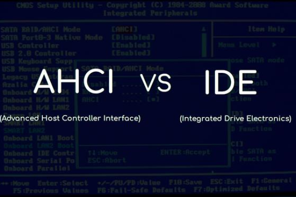 ahci和ide硬盘模式的区别，硬盘ide模式与ahci模式的区别（硬盘模式ide和ahci win10）