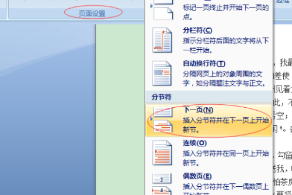 怎么在Word文档中插入分页符
