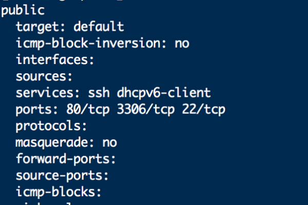 centos7中如何配置防火墙规则