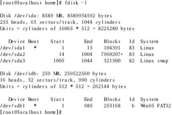 linux中fdisk命令如何查看挂载情况  第1张