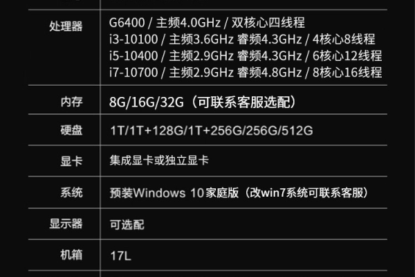 台式联想电脑主板i7多少钱一台