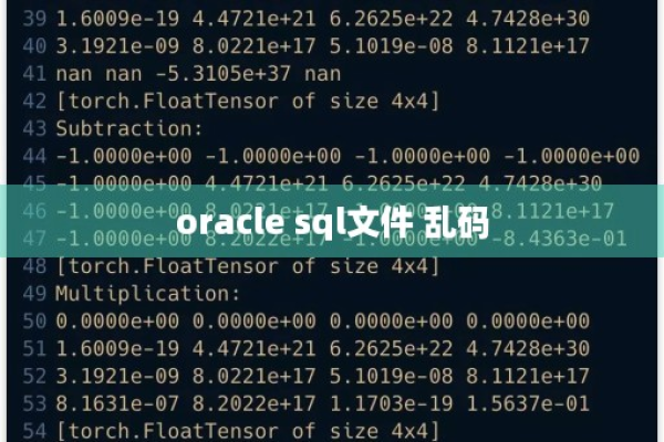 解决Oracle数据库乱码变量的有效方法  第1张