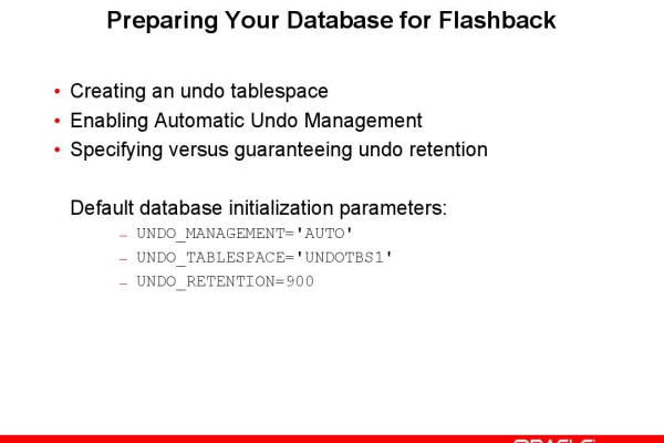 oracle flashback database