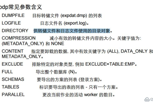 利用Oracle中数据泵快速导出