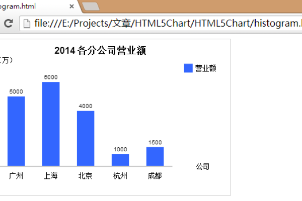 html5怎么画柱形图