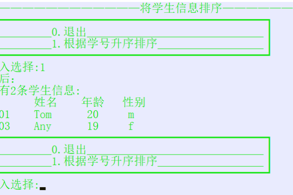 c语言实现学生信息录入