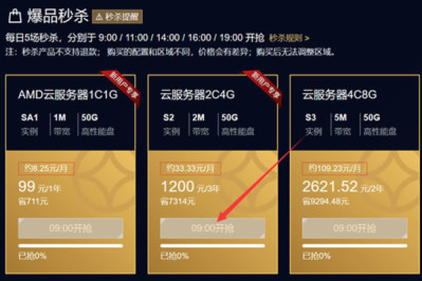 腾讯云：双11.11云上盛惠，低至50元/年起，2核2G内存4M带宽，还有更多配置，新老用户同享