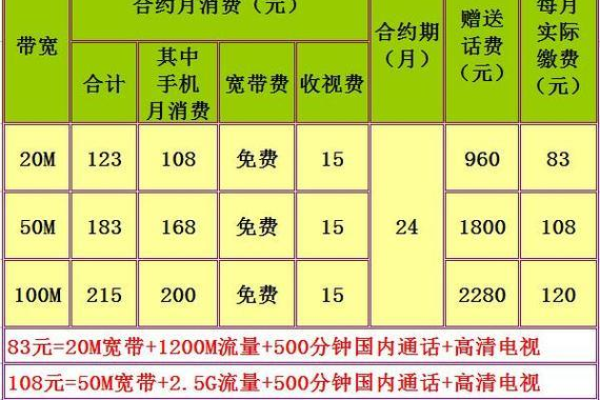 开年河南移动大带宽租用多少钱？（河南移动宽带多少钱一个月）