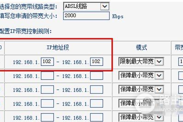 路由器流量控制设置方法