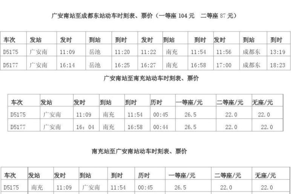 广州到蓬安火车票查询