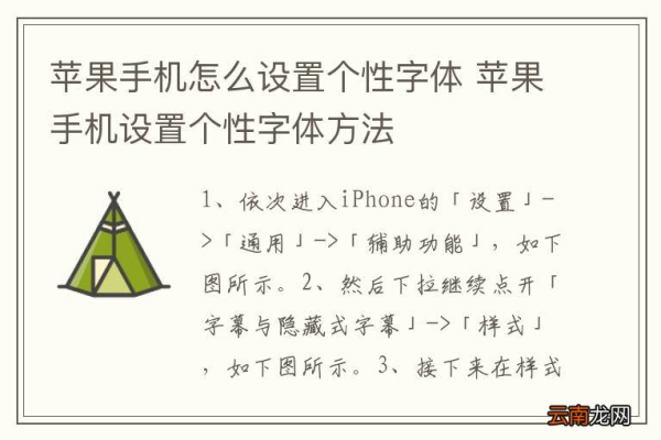 苹果手机怎么设置个性字体，iPhone可以换字体吗「苹果手机怎么设置个性字体,iphone可以换字体吗」