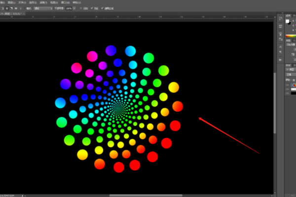 ps怎么画出螺旋的圆,螺旋图案怎么画_ps如何做螺旋圆