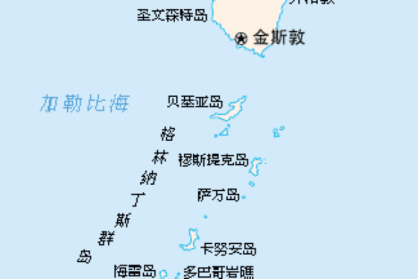 圣文森特和格林纳丁斯在地图哪里