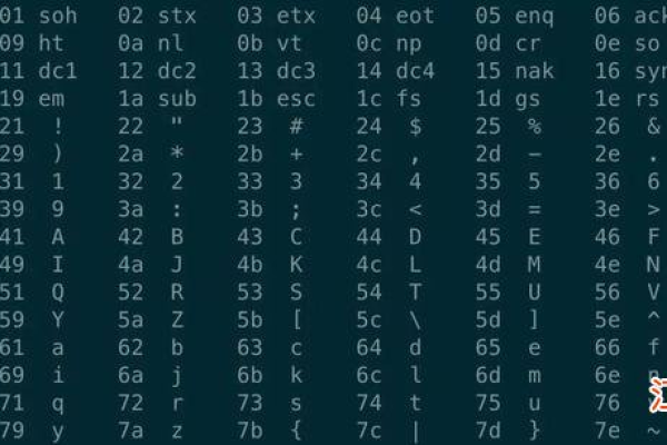 ascii码对照表，如何快速查找字符对应的编码？