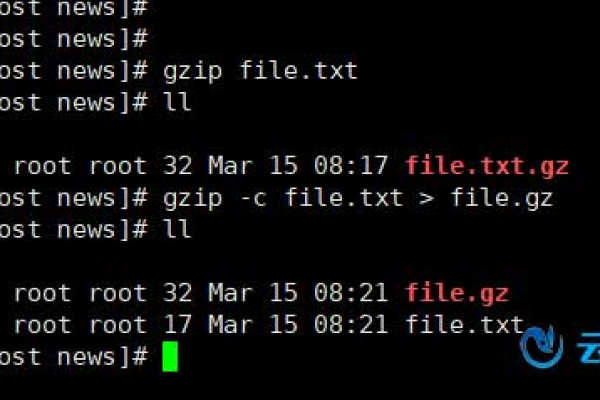 linux gzip压缩命令如何使用