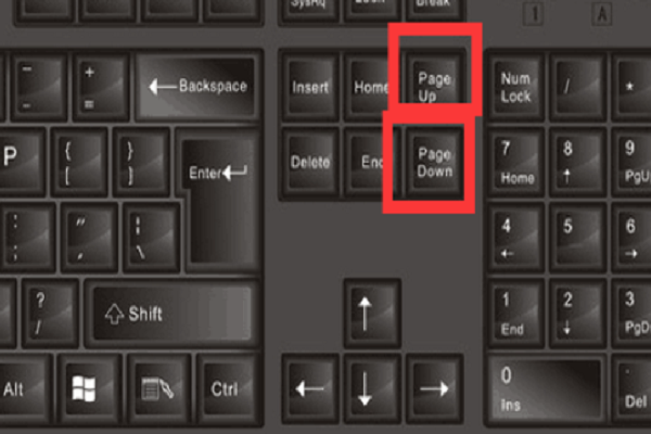 pageup键在哪
