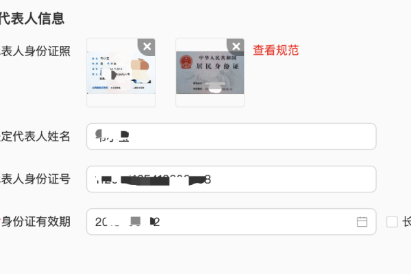 备案信息填写错误法人证件上传错误