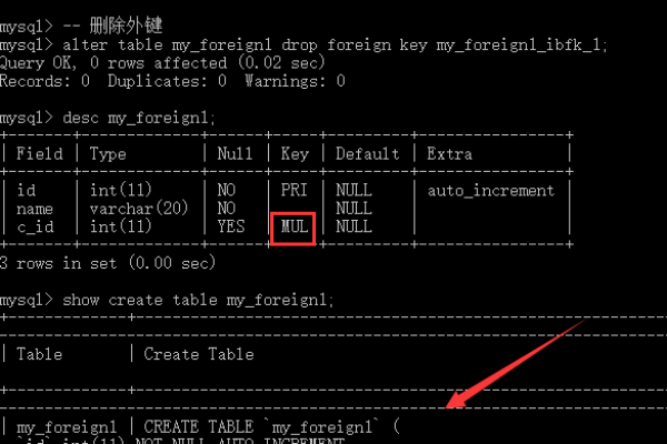 mysql查询外键  第1张