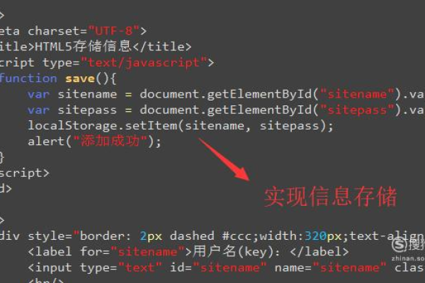 html如何保存信息  第1张