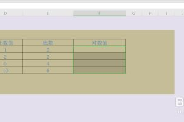 excel如何取对数  第1张