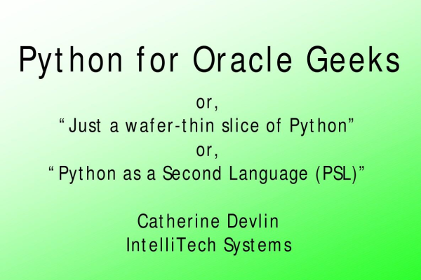 python如何监控oracle  第1张