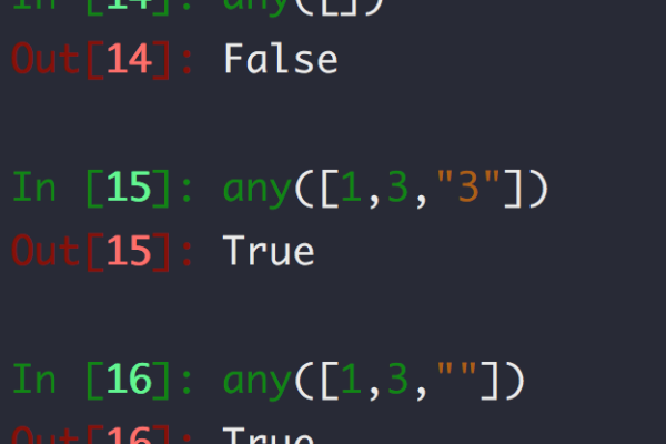 python的any函数