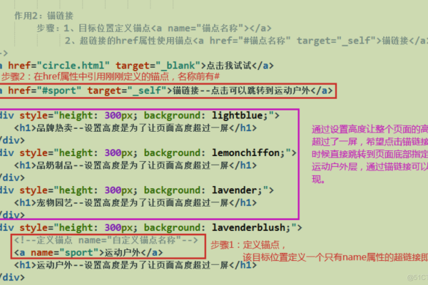 html中如何展示代码的标签