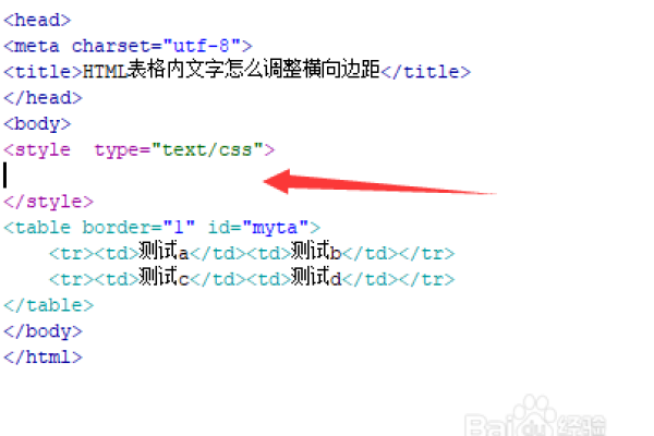 html5如何设置表格行距