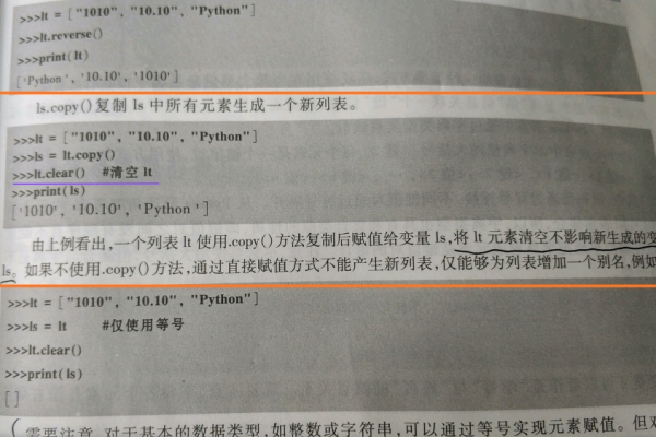 python中copy的用法