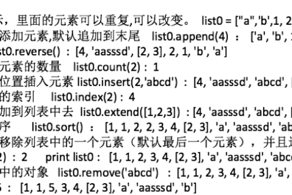 python列表的用法  第1张