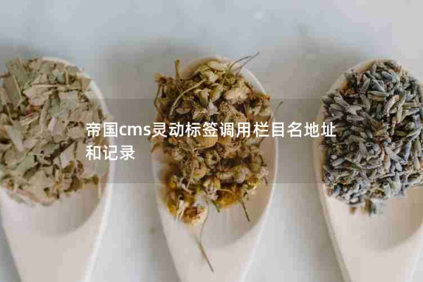 帝国cms的灵动标签怎么判断栏目ID