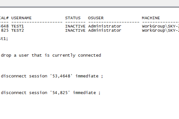 oracle 会话  第1张