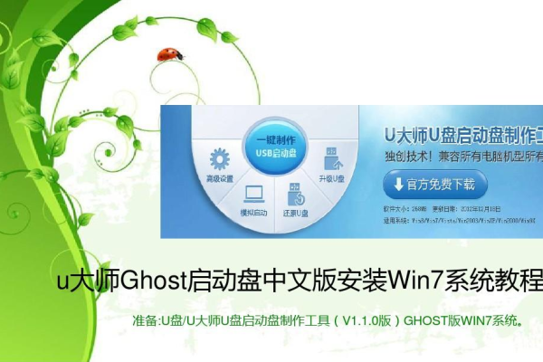 U大侠如何安装原版Win7系统