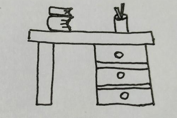 如何简单又好看地画出书桌？
