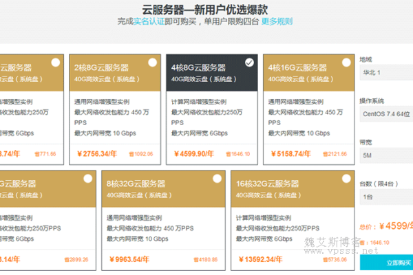 香港阿里云服务器价格表  第1张