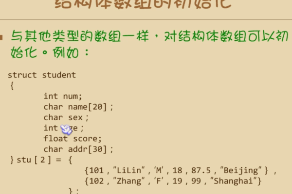 c语言结构体怎么初始化