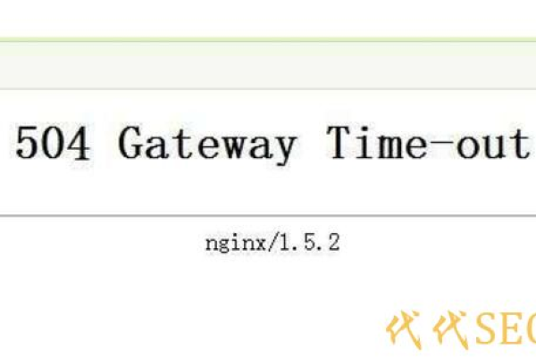 gateway time-out  第1张