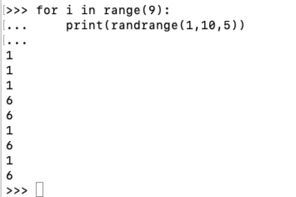 python中randrange函数用法