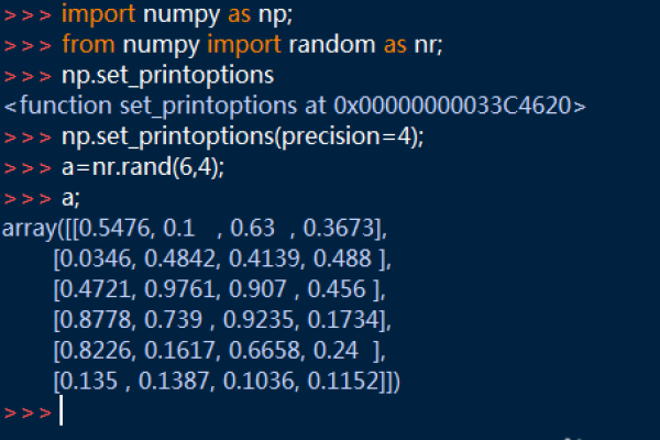 rand函数怎么用python