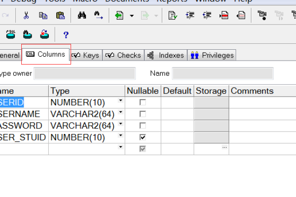 字段使用Oracle在表中增加新字段的方法