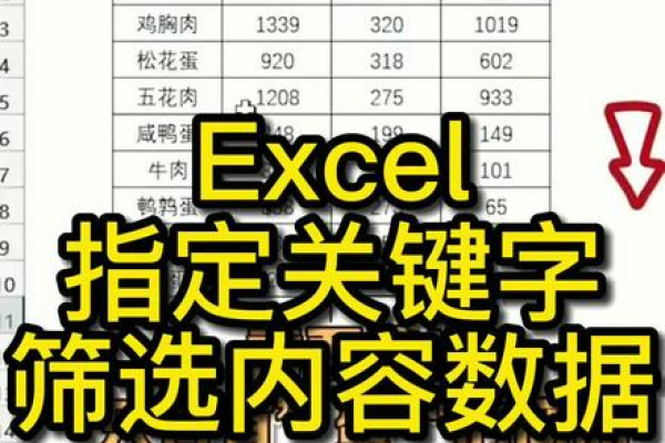 筛选关键字怎么操作excel  第1张