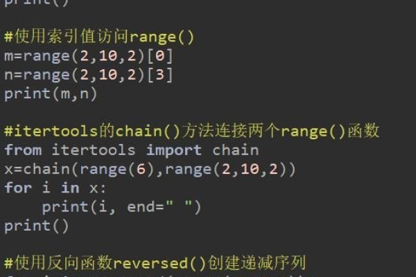 python 如何用range  第1张